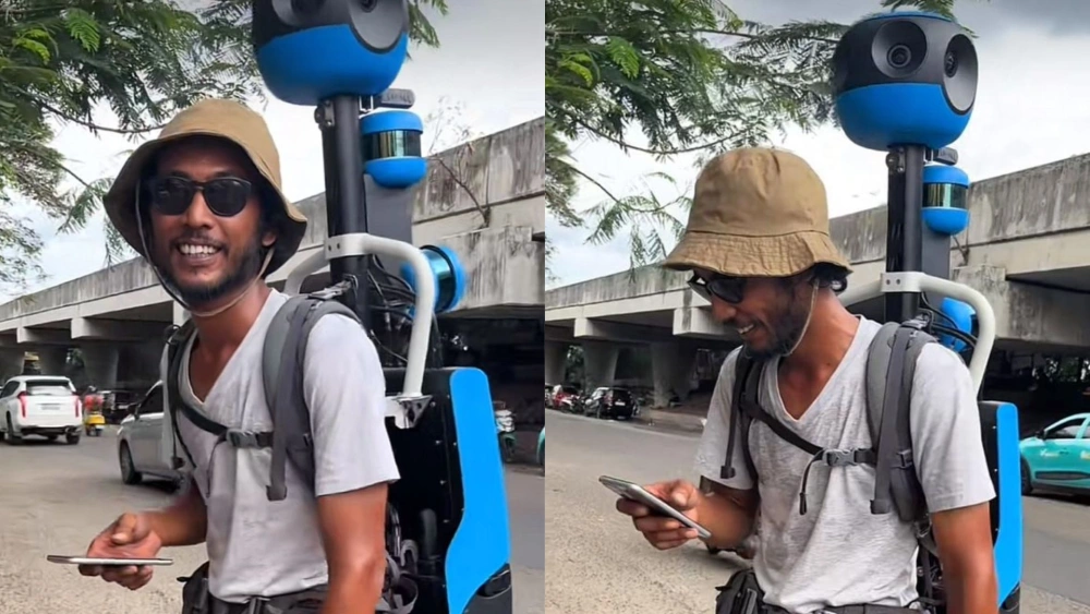 Petugas Google Street View (TikTok)
